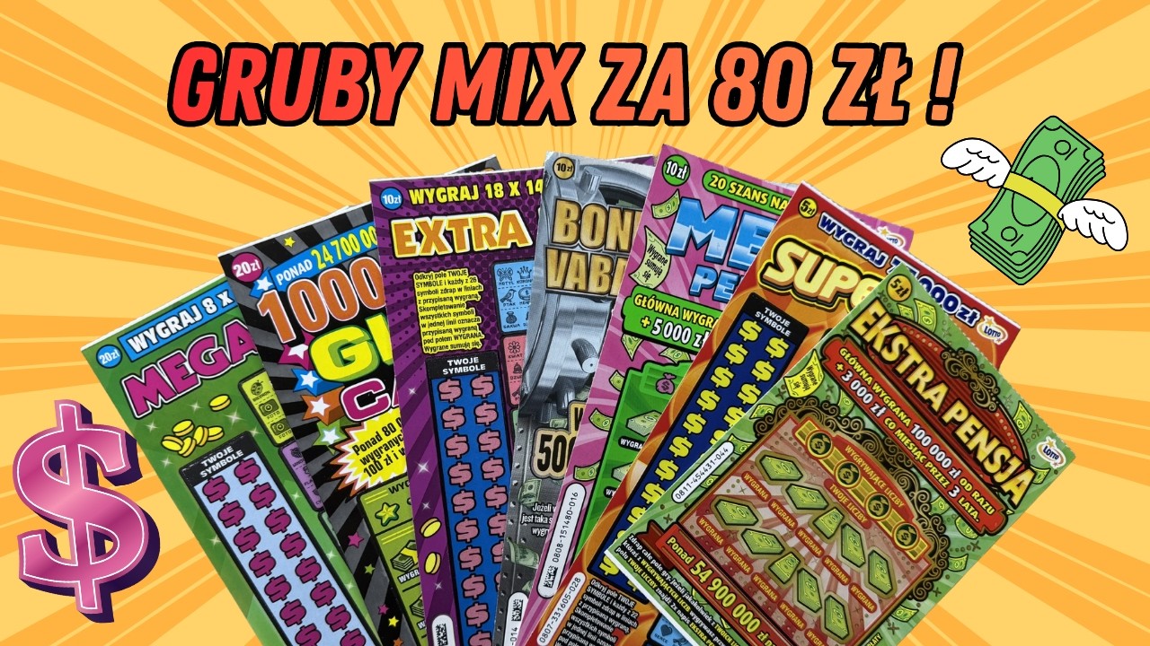 ZDRAPKI LOTTO 🍀 MIX ZA 8 DYSZEK Z WYGRANĄ !🤪 💸 #zdrapki #lottery #scratchcards #lotto #win #wygrana