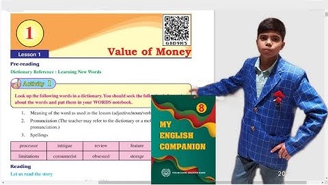 Class- 8th English Lesson-1 Value of Money with translation in Hindi by Kannu| Simmu Kannu Fun Box