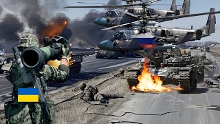 การต่อสู้ที่ยอดเยี่ยม!! เฮลิคอปเตอร์ K-52 Alligator ของรัสเซีย 8 ลำถูกยิงตกเหนืออ่างเก็บน้ำใกล้กรุงเ