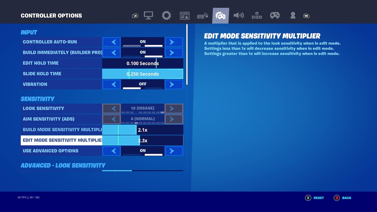 The BEST SETTINGS for 2022 Fortnite  Settings/Sensitivity LINEAR *AIMBOT*  Controller Xbox/PS5🎮 