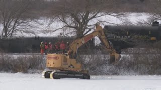 ‘Considerable progress’ made on Mansfield train derailment cleanup, shelter in place lifted