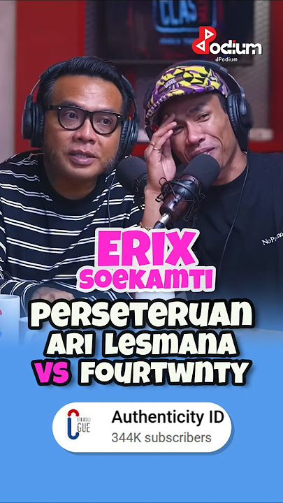 Erix Soekamti Ungkap babak baru Perseteruan Ari Lesmana VS fourtwnty #arilesmana #fourtwntymusic