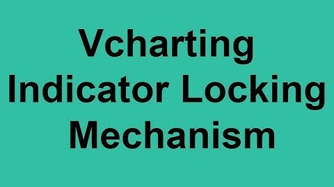 Vcharting indicator locking mechanism