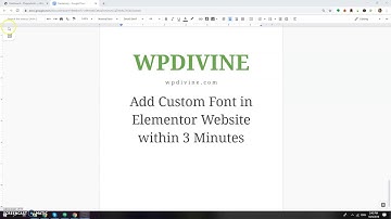 Add Custom Font in Elementor Website within 3 Minutes