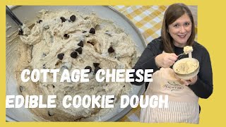 Cottage Cheese Edible Cookie Dough / Keto Friendly Recipe / Gluten Free