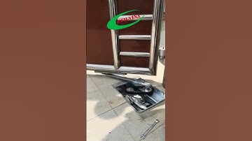 Cổng mở cánh âm sàn #motoramsan #congtudong #shortsvideo