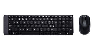 Logitech MK215 Wireless Keyboard and Mouse Combo for Windows, 2.4 GHz Wireless, Compact Design