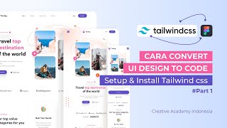 CARA SETUP & KONFIGURASI PROJECT TAILWIND CSS PERTAMA KALI !! #PART1