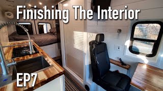 Finishing The Interior - 2023 Ford Transit Van Conversion Build Episode 7