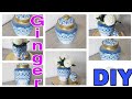 Ginger Jar / DIY Jarrones Elegantes / Como hacer un jarron / Jarrones Ginger / como hacer un Ginger