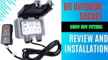 Outside socket review and Installation - DIY