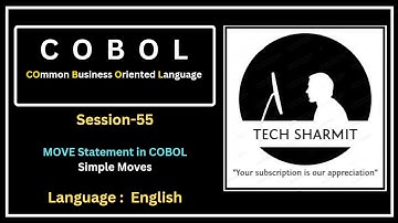 COBOL MOVE Statement: How to Move Literals & Data Items | COBOL Programming Tutorial