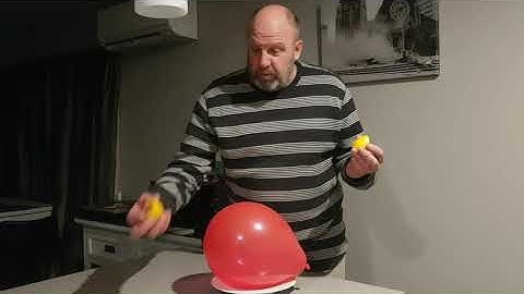 The orange peel and the balloon