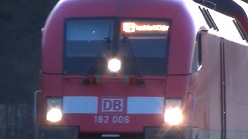 182 006 RE 1 with light greeting at dusk  #re1 #taurus #trainspotting