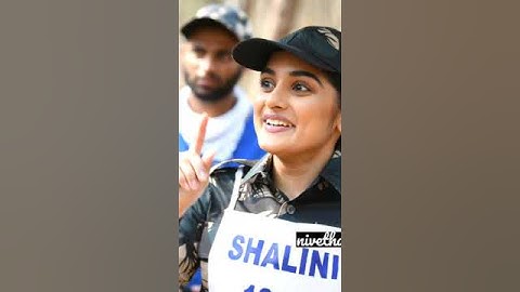 Actress Nivetha Thomas Recent Movie behind the scenes pictures #shorts