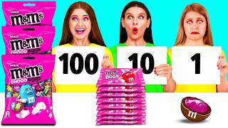 100 Capas de Alimentos Desafío | Deliciosas Recetas por BaRaFun Challenge
