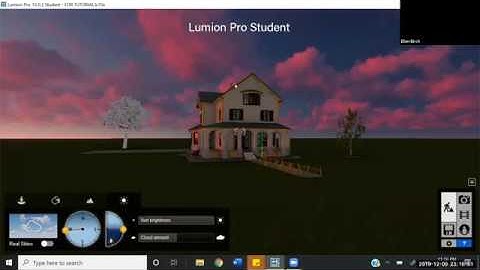 Controling the Weather in LUMION