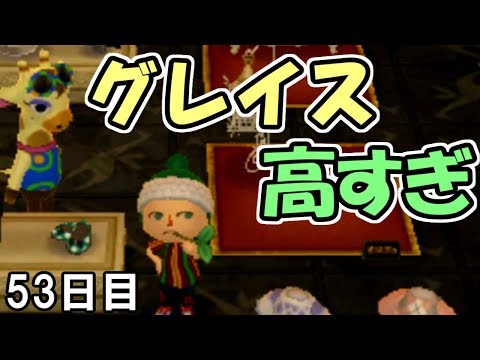 とび森 53 初めてのグレースブランド めっちゃ高い とびだせどうぶつの森 実況 Youtube