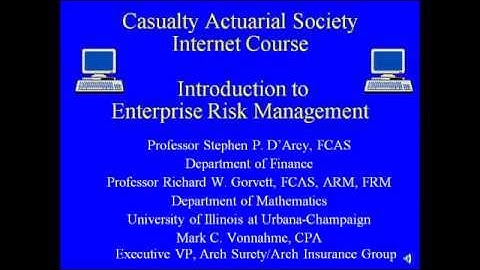 Introduction to ERM Online Course Preview