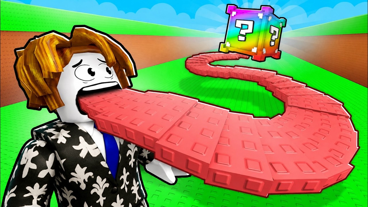 A MAIOR E MAIS FORTE LINGUA GANHA A MELHOR LUCKY BLOCK BRAINROT NO ROBLOX 😂