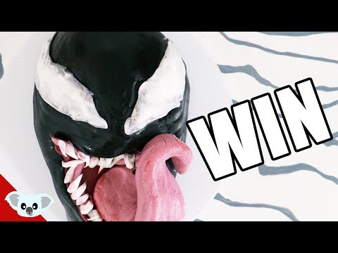 30 Minute Cake Challenge: Venom | Marvel | Cake Art | Koalipops