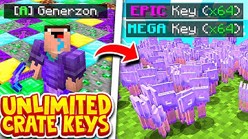 Spawning UNLIMITED CRATE KEYS in MINECRAFT: PRISONS | Minecraft OP PRISON SERVER #3