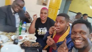 Brian Chira Eating Meat With Tiktokers After Being Released!!