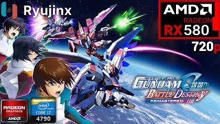 Mobile Suit Gundam Remastered RYUJINX-EMU On AMD RX 580 i7 4790 16GB RAM Test 2026