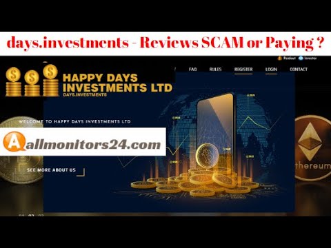 days.investments, Reviews Scam Or Paying ? - YouTube