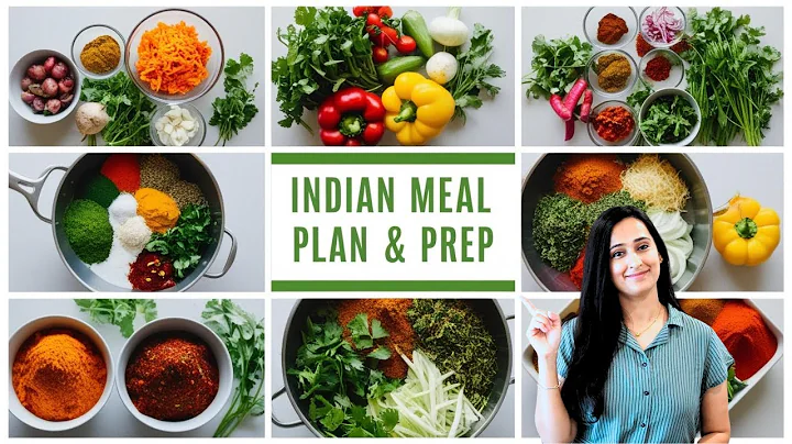 Indian Vegetarian Meal Plan and Prep for Busy Women #indianmealplan