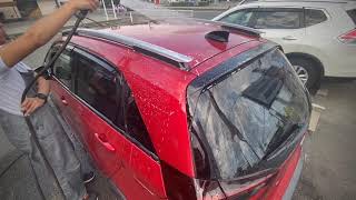 ホンダ　フィット　ガラスコーティング施工　【ネットタイヤ　姫路】