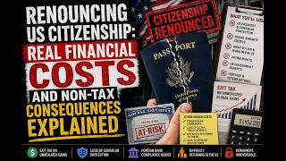 Renouncing U.S. Citizenship in 2026: The NEW Costs & Hidden Tax Traps Explained
