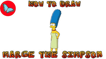 How To Draw Marge From The Simpson | Drawing Animals