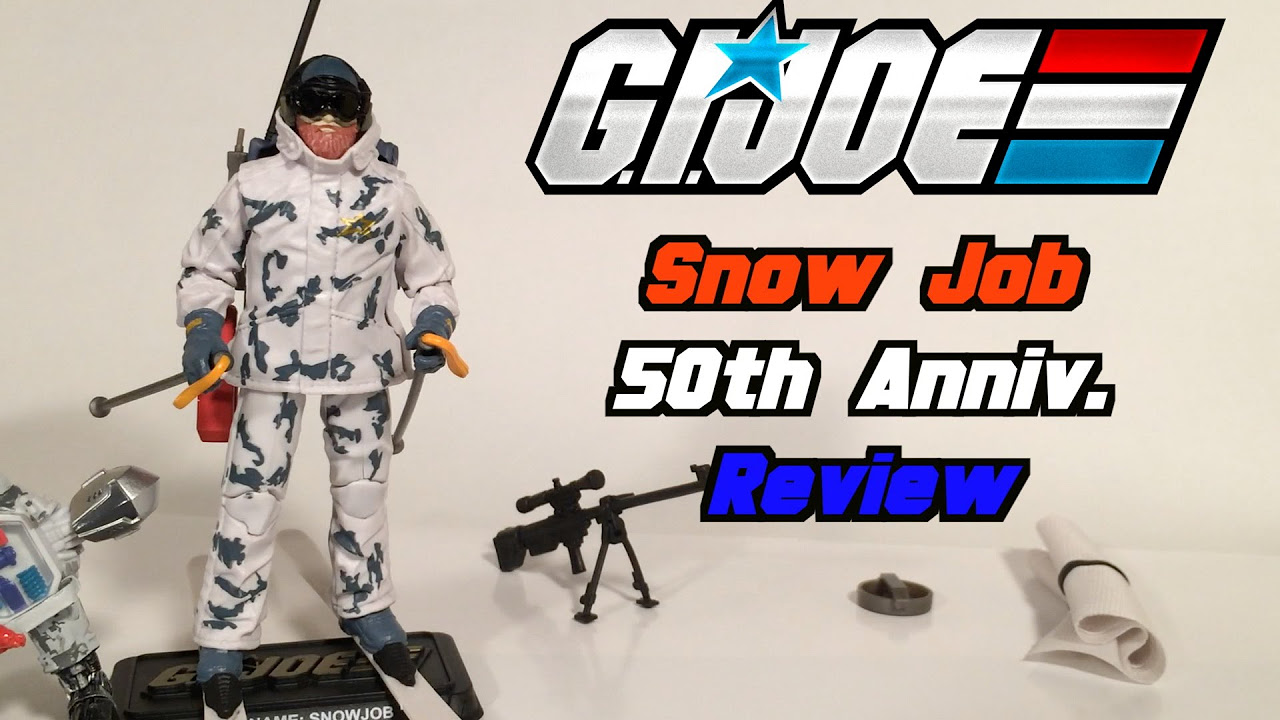 2014 Snow Job 50th Anniversary  GI Joe Action Figure Review