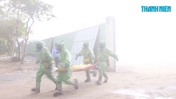 Tân Cảng Cát Lái mịt mù chống bão số 13 - Diễn tập như thật