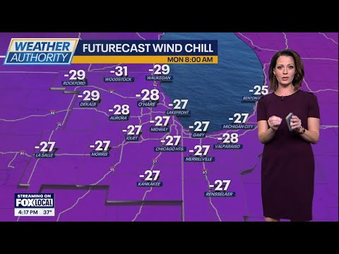 LIFE THREATENING COLD: Wind chills -20 to -30 by Monday morning - YouTube