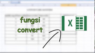 Fungsi Convert (konversi)  pada MS Excel
