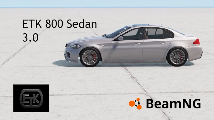 ETK 800 Sedan 3.0 I6 Twin Turbo Diesel - Walkaround, Top Speed, Acceleration, 0-100 - BeamNG.drive