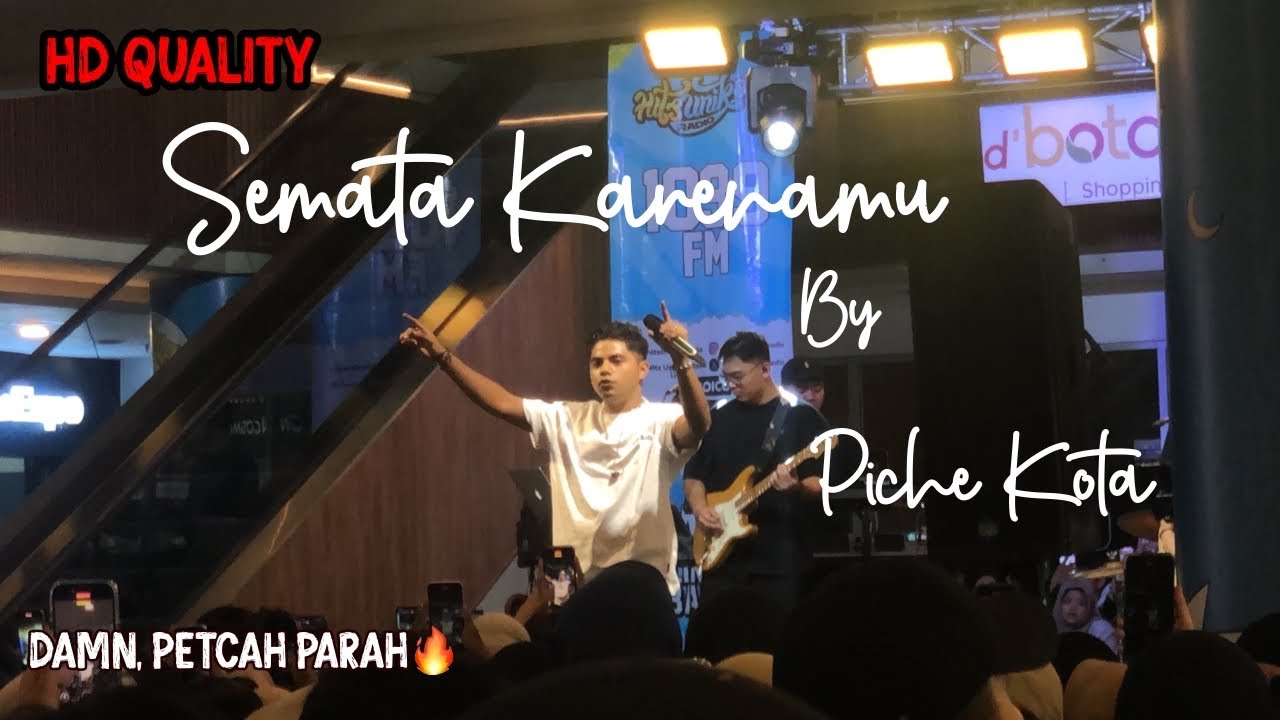 PICHE KOTA - SAMATA KARENAMU (Mario G Klau) DIBUAT SING A LONG!! Live Perform at D’Botanica Bandung