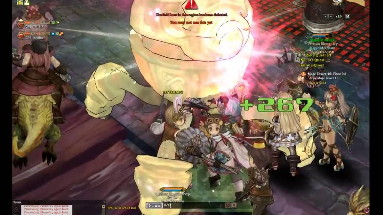 Tree of Savior FIELD BOSS MAGE TOWER [RABBIT MAN]