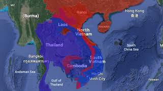 Vietnam War in Google Earth