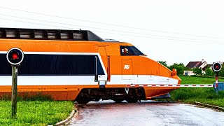 TGV TRACTÉ PAR UNE VAPEUR SUR UNE ANCIENNE LIGNE SNCF !