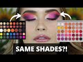 MORPHE JACLYN HILL VOLUME 2 VS. JAMES CHARLES PALETTE | ARE THE SHADES SIMILIAR? SHOCKING RESULTS!