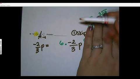 Lesson 2 (Solving Equations) #3 - 4