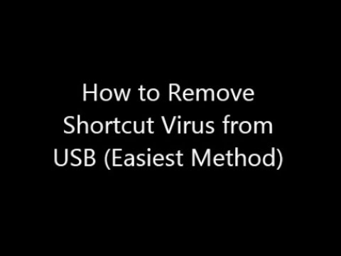 How to Remove Shortcut Virus from USB and Computer - Easiest Method (lnk , wscript.exe virus)