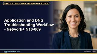 Application and DNS Troubleshooting Workflow - Network+ N10-009
