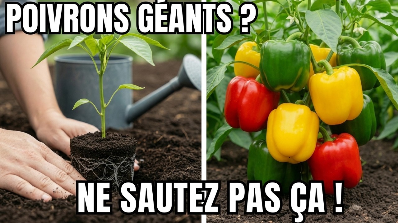 Ne plantez JAMAIS de poivron sans CECI ! Suivez ces instructions pour ...
