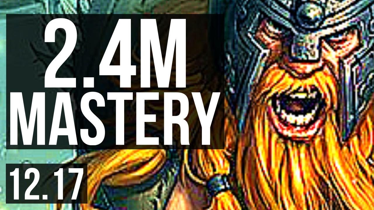 OLAF vs MAOKAI (TOP) | 10/0/4, 2.4M mastery, Legendary | KR Master | 12.17