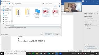 Advanced Word - Mail Merge