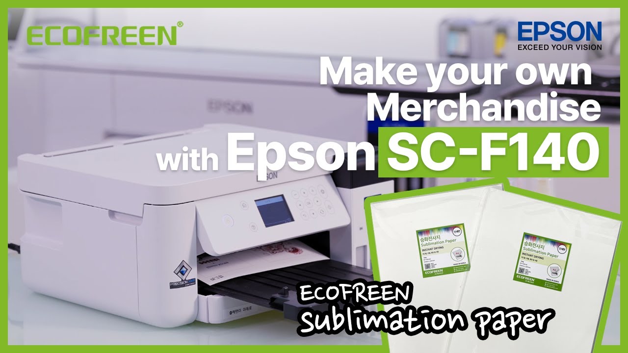 [Epson SC-F140] Make your own Merchandise with Epson SC-F140 - YouTube